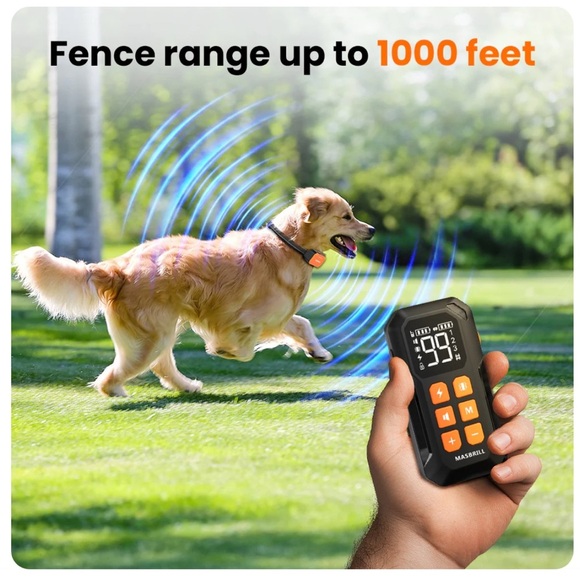 Wireless Dog Fence & Training Collar - Black and Orange - Picture 7 of 7